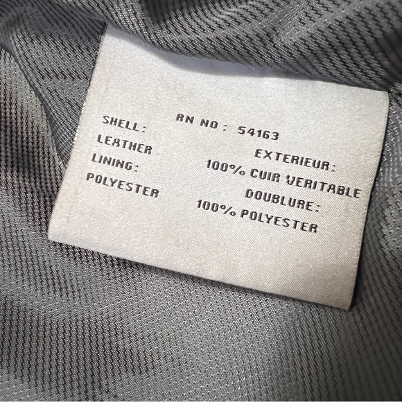 Marc New York Andrew Marc Leather Motorcycle Jacket L - Picture 7 of 11